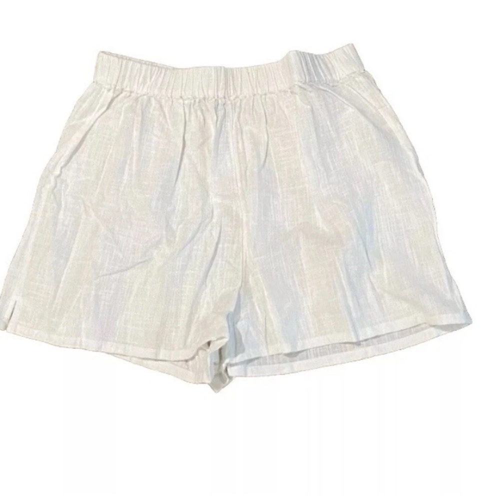 ASOS DESIGN-Textured Beach Short-Women’s Size: US 0-Color: White -NEW!!